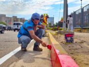 Gobernación del Zulia continúa trabajos de demarcación y pintura en diversos sectores de Maracaibo