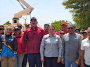 Gobernador Luis Caldera ejecuta el Plan de Iluminación Vial en la Costa Oriental del Lago