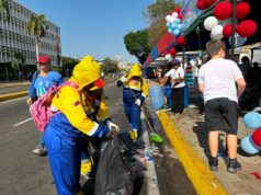 Con más de 500 salserines, la Alcaldía de Maracaibo limpió ruta de la procesión y el santuario de Jesús de la Divina Misericordia