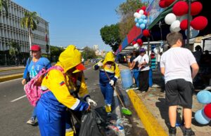 Con más de 500 salserines, la Alcaldía de Maracaibo limpió ruta de la procesión y el santuario de Jesús de la Divina Misericordia