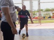 Alcalde Di Martino debutó en los Juegos Interdependencias ¡y marcó gol!