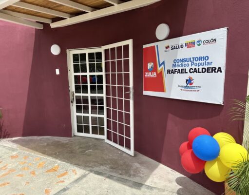 Gobernador Luis Caldera entrega rehabilitado Consultorio Médico Popular I «Rafael Caldera»