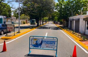 Avanza la recuperación de las avenidas con los trabajos de asfaltado y señalización que ejecuta la Gobernación