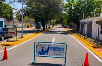Avanza la recuperación de las avenidas con los trabajos de asfaltado y señalización que ejecuta la Gobernación