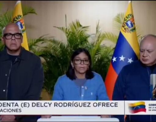 Presidenta encargada Delcy Rodríguez decreta Estado de Emergencia tras dos fuertes sismos en Venezuela
