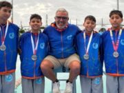 Natación marabina brilla en el Campeonato Nacional Infantil