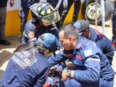 Bomberos de Maracaibo ejecutan exitoso simulacro de rescate