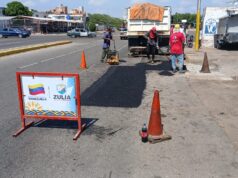 Gobernación fortalece plan de demarcación, señalización y embellecimiento vial en Maracaibo y San Francisco