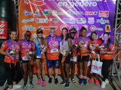 Lagunillas se vistió de naranja para decirle NO a la violencia contra la mujer con la carrera 5K de Immujel