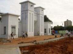 Nueva plazoleta del Estadio Alejandro Borges empieza a tomar forma con un diseño moderno