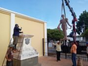 Rescate patrimonial: Regresa al Museo Urdaneta la primera estatua en honor a «El Brillante»