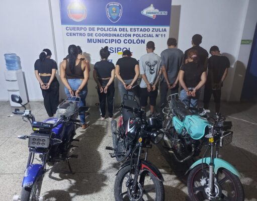 Diez personas aprehendidas tras arremeter violentamente contra una comisión mixta y agredir a oficiales en Santa Bárbara