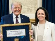 Donald Trump expresa respaldo al liderazgo de María Corina Machado frente a su eventual retorno a Venezuela